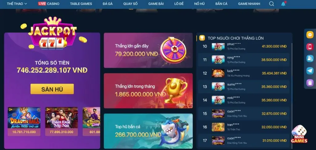 Cập nhật ưu đãi quay hũ khủng nhất tại các cổng game